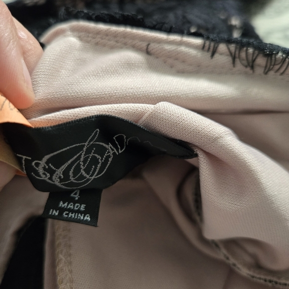 Betsy & Adam Lace Evening Dress - Picture 14 of 14